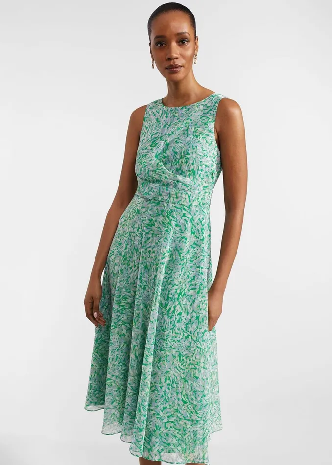 Women Dresses and Jumpsuits Hobbs Petite Jess Dress Green Multi
