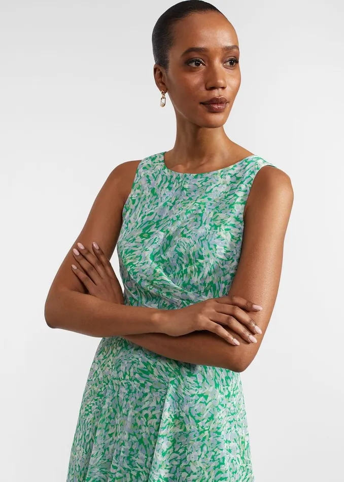 Women Dresses and Jumpsuits Hobbs Petite Jess Dress Green Multi