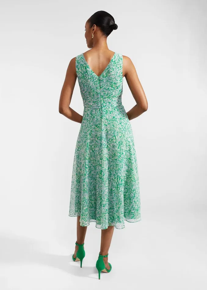 Women Dresses and Jumpsuits Hobbs Petite Jess Dress Green Multi