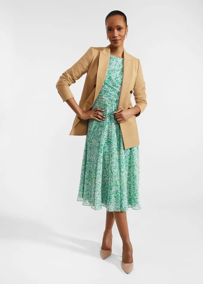 Women Dresses and Jumpsuits Hobbs Petite Jess Dress Green Multi