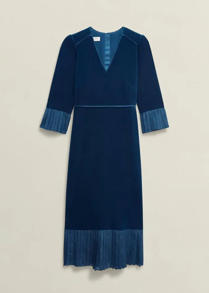 Women Dresses and Jumpsuits Hobbs Petite Mary Dress Riverside Blue