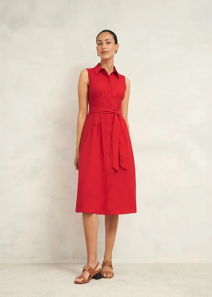 Women Dresses and Jumpsuits Hobbs Sandra Dress Begonia Red