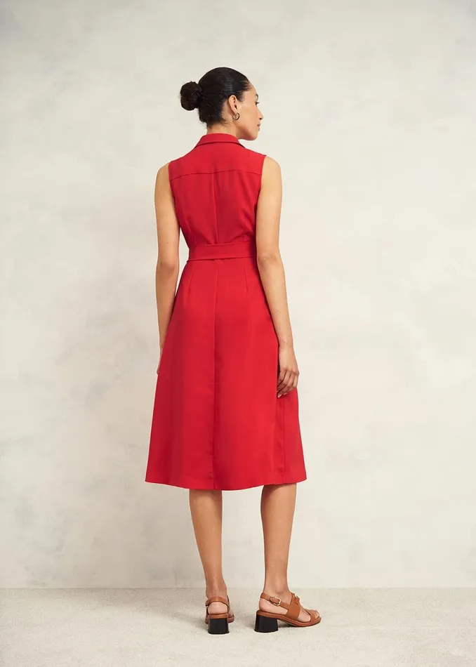 Women Dresses and Jumpsuits Hobbs Sandra Dress Begonia Red