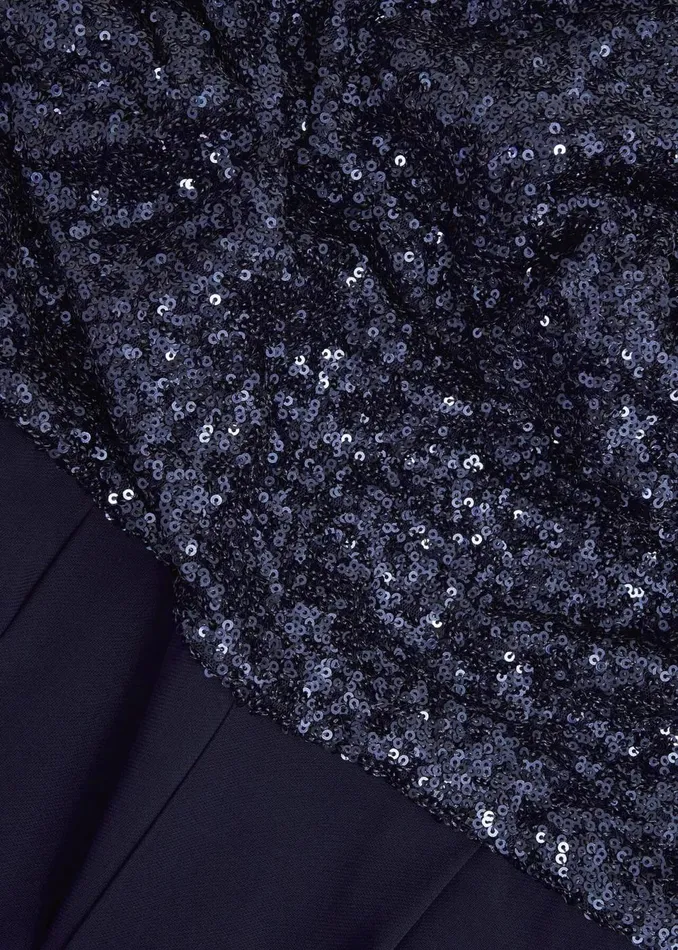 Women Dresses and Jumpsuits Hobbs Zuri Sequin Jumpsuit Midnight Navy