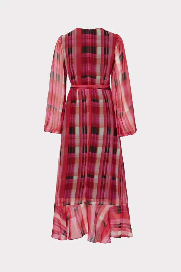Women Dresses Milly Halley Prep Plaid Dress Red Multi Women Dresses Milly Halley Prep Plaid Dress Red Multi