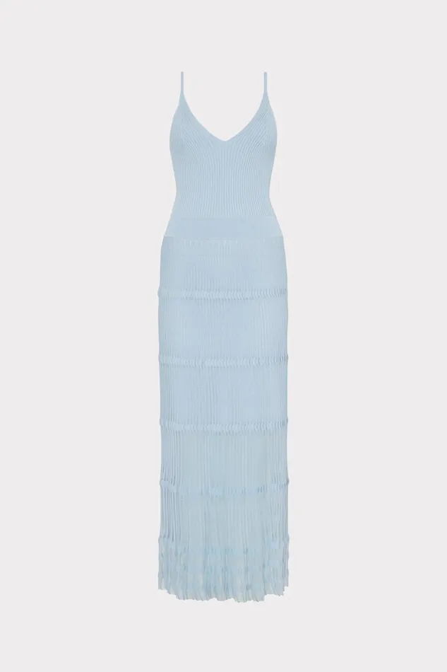 Women Dresses Milly Sheer Knit Cami Dress Light Blue