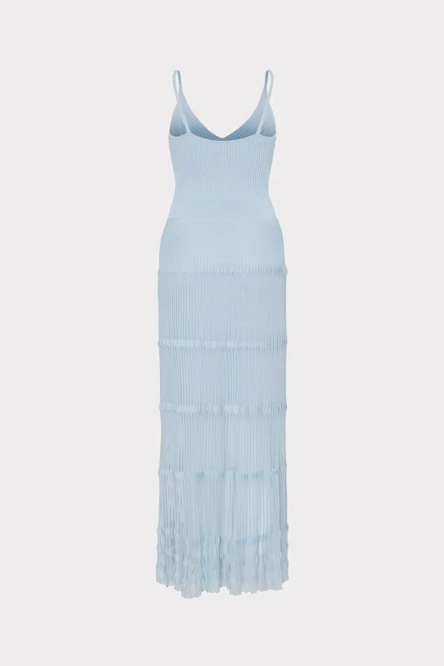Women Dresses Milly Sheer Knit Cami Dress Light Blue