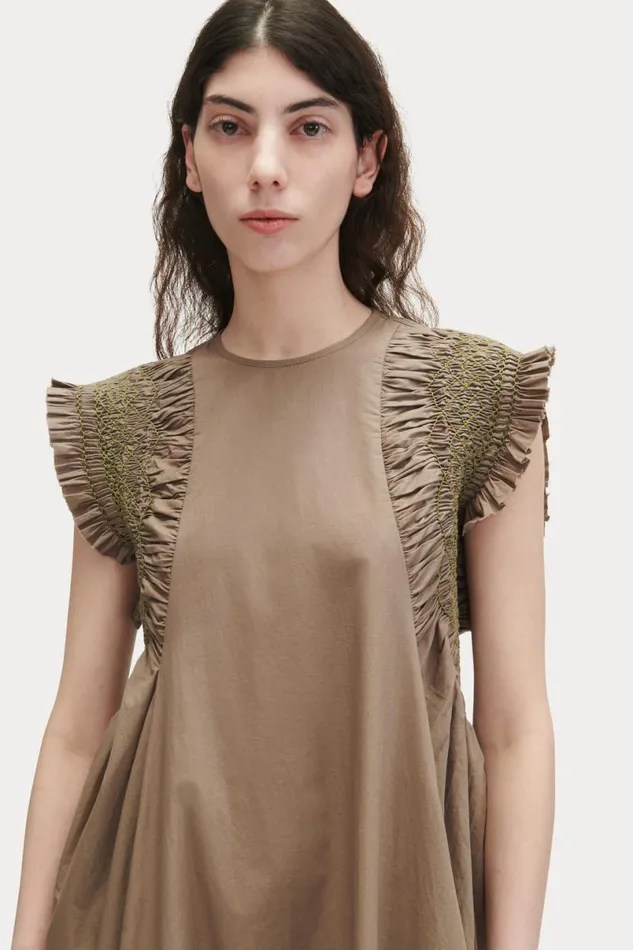 Women Dresses Rachel Comey Adira Dress Taupe Women Dresses Rachel Comey Adira Dress Taupe