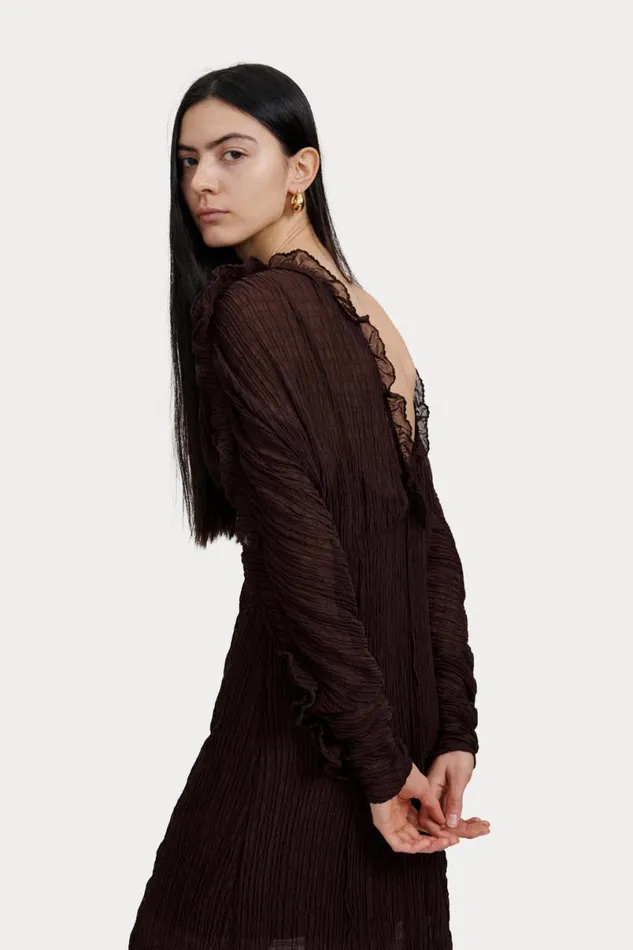 Women Dresses Rachel Comey Pacha Dress Brown Women Dresses Rachel Comey Pacha Dress Brown