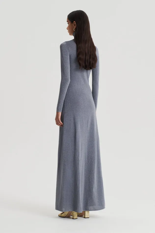 Women Dresses Scanlan Theodore SPARKLE GATHER DRESS SILVER Women Dresses Scanlan Theodore SPARKLE GATHER DRESS SILVER