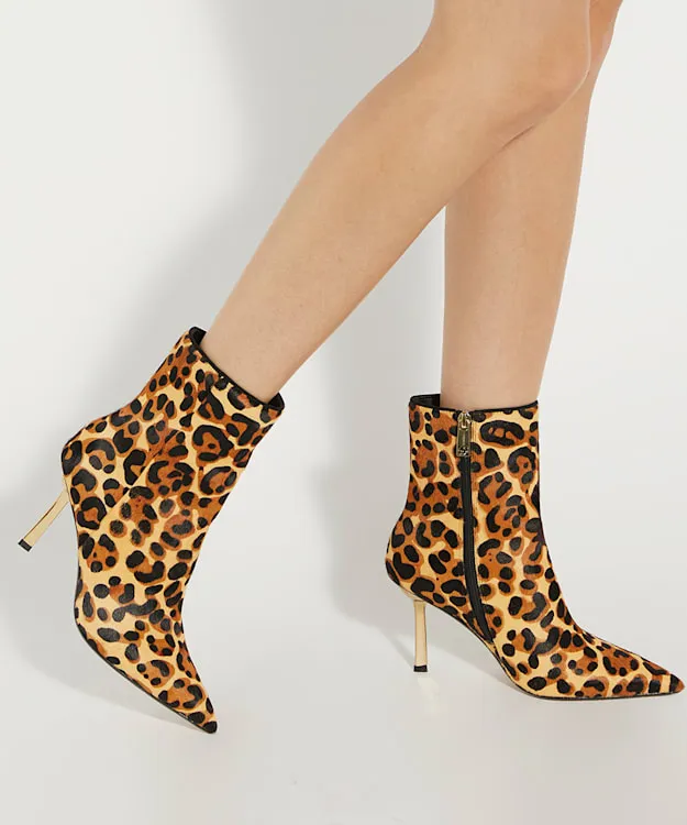 Women Dune London Ankle Boots Stiletto Heel Ankle Boots Animal
