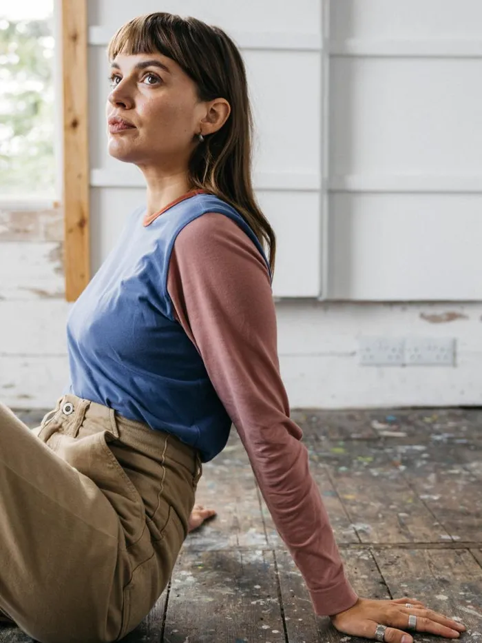 Women Eldon Long Sleeve TShirt Coastal Fjordpink Salt Finisterre Tops and Shirts Women Eldon Long Sleeve TShirt Coastal Fjordpink Salt Finisterre Tops and Shirts