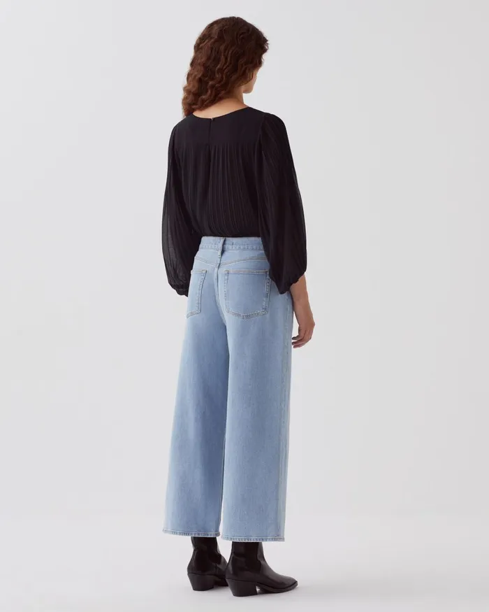 Women Emy 8211 Wide Cropped Jeans Light Wash Comptoir Des Cotonniers Jeans Women Emy 8211 Wide Cropped Jeans Light Wash Comptoir Des Cotonniers Jeans