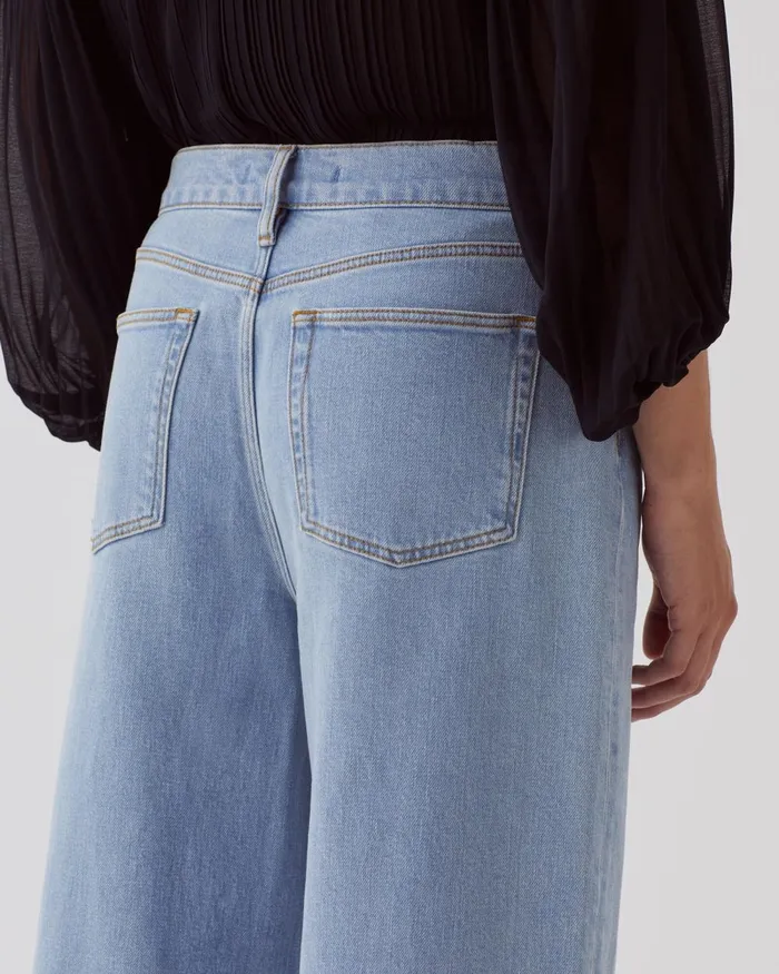 Women Emy 8211 Wide Cropped Jeans Light Wash Comptoir Des Cotonniers Jeans Women Emy 8211 Wide Cropped Jeans Light Wash Comptoir Des Cotonniers Jeans
