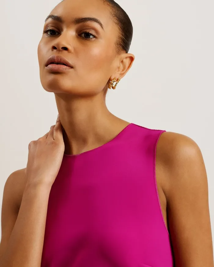 Women ESTHAA 8211 Sleeveless Scuba Bodycon Midi Dress Purple Ted Baker Dresses Women ESTHAA 8211 Sleeveless Scuba Bodycon Midi Dress Purple Ted Baker Dresses
