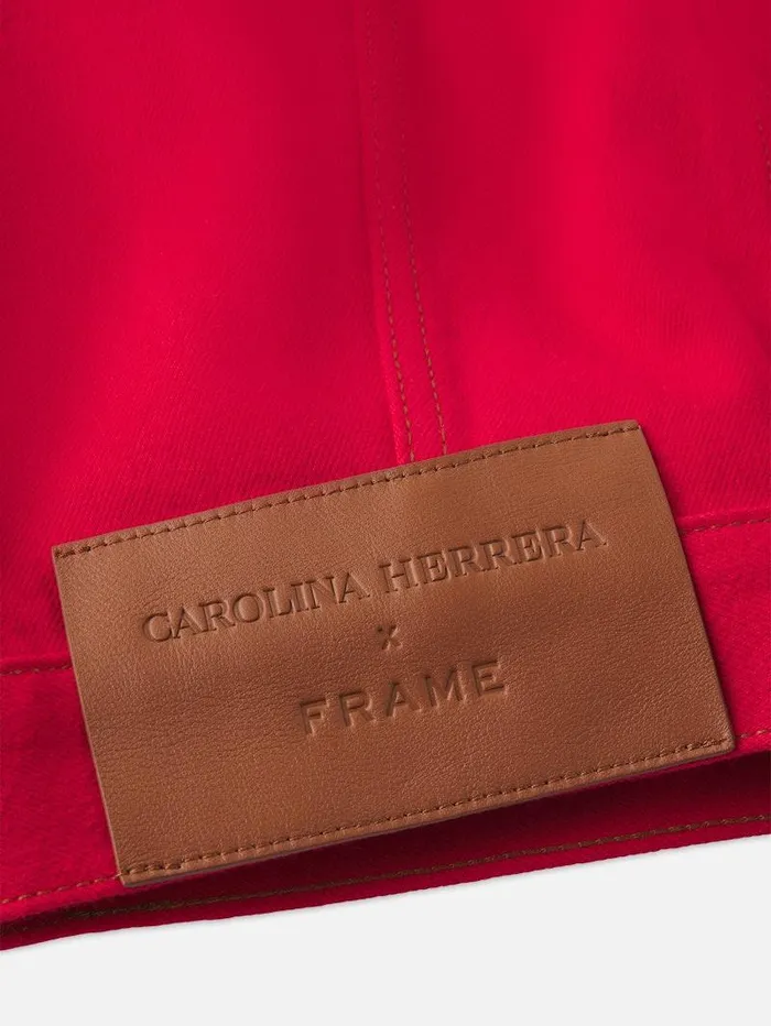 Women FRAME Carolina Herrera X FRAME The Tailored Denim Jacket Women FRAME Carolina Herrera X FRAME The Tailored Denim Jacket