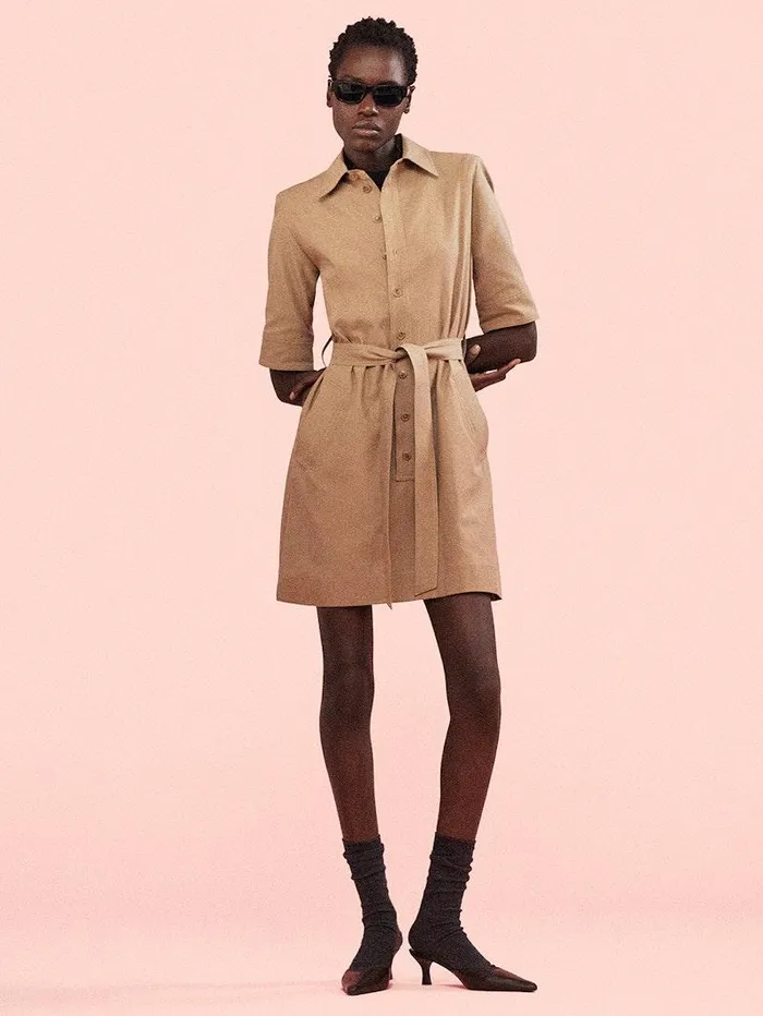 Women FRAME Dresses and Jumpsuits Belted Trench Dress Women FRAME Dresses and Jumpsuits Belted Trench Dress