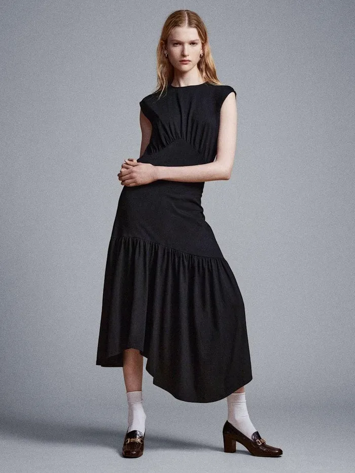 Women FRAME Dresses and Jumpsuits The Gathered Dress Women FRAME Dresses and Jumpsuits The Gathered Dress