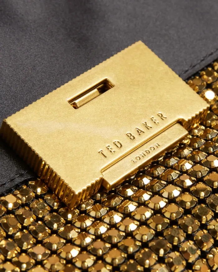 Women GLITERS 8211 Crystal Mini Cross Body Bag Gold Ted Baker Crossbody Bags Women GLITERS 8211 Crystal Mini Cross Body Bag Gold Ted Baker Crossbody Bags