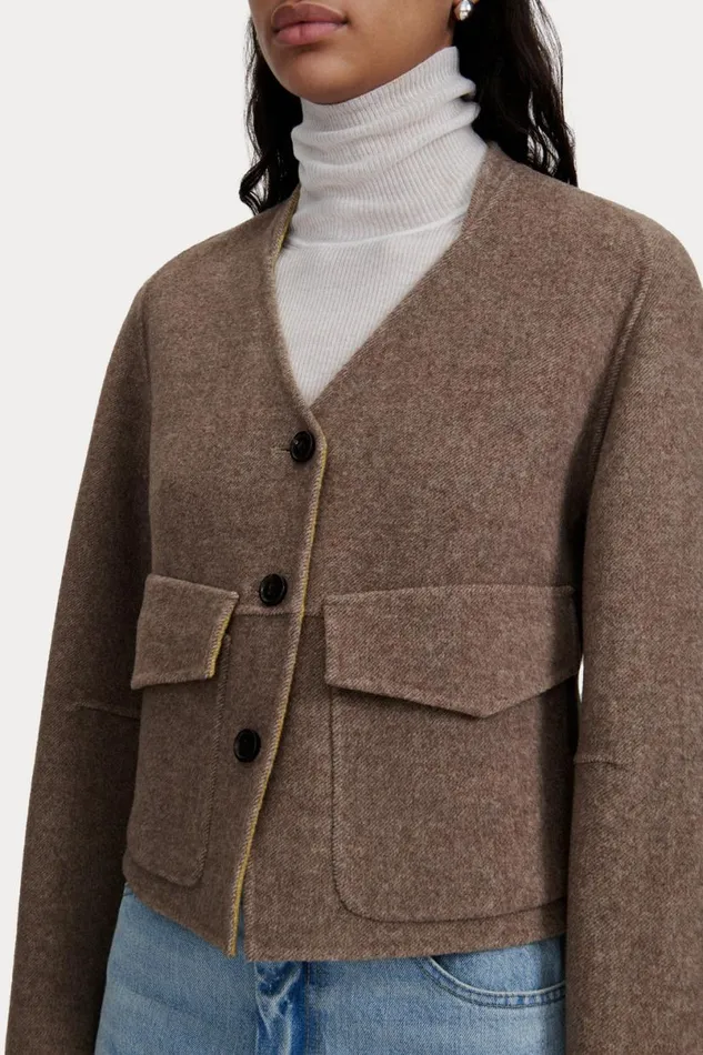 Women Jackets Outerwear Rachel Comey Derby Jacket Sencha Light Brown Women Jackets Outerwear Rachel Comey Derby Jacket Sencha Light Brown