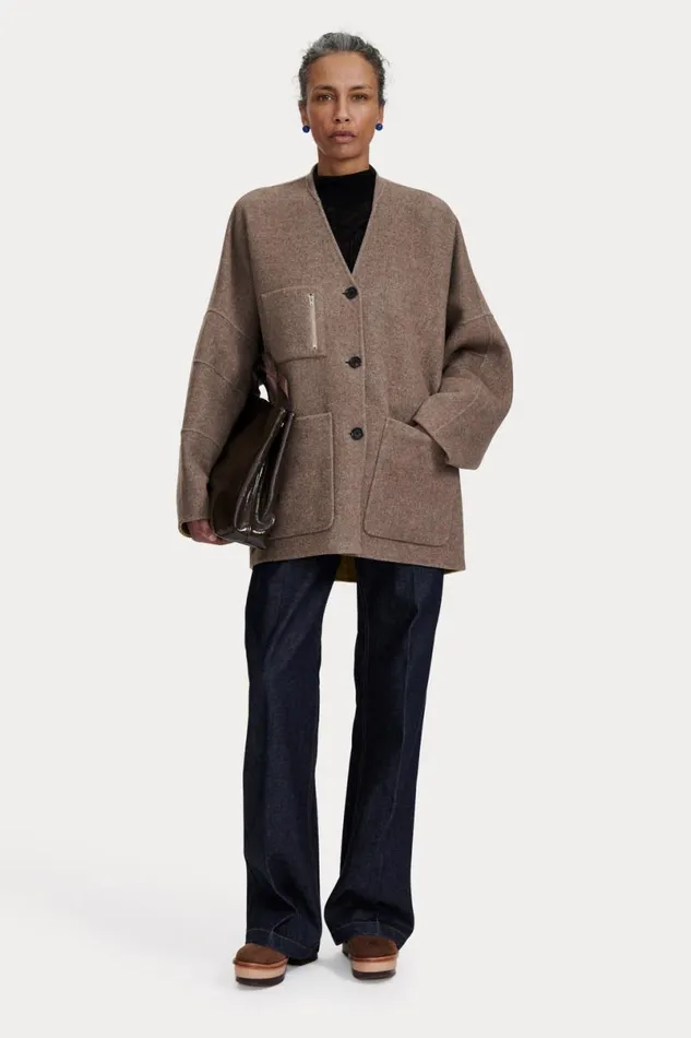 Women Jackets Outerwear Rachel Comey Derby Jacket Sencha Light Brown Women Jackets Outerwear Rachel Comey Derby Jacket Sencha Light Brown