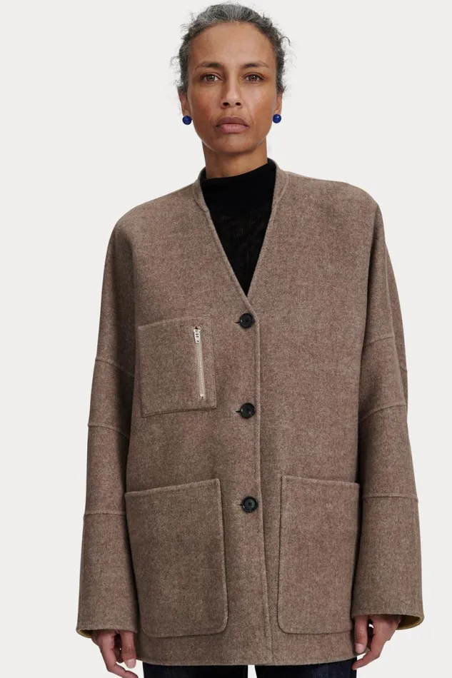 Women Jackets Outerwear Rachel Comey Derby Jacket Sencha Light Brown Women Jackets Outerwear Rachel Comey Derby Jacket Sencha Light Brown