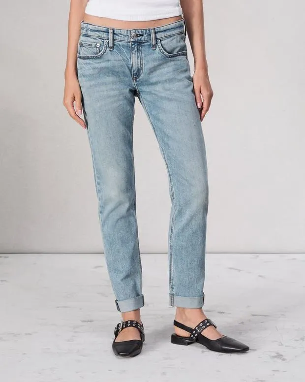 Women Jeans Rag and Bone Dre Slim Boyfriend Jean Vintage Stretch Denim Daphne