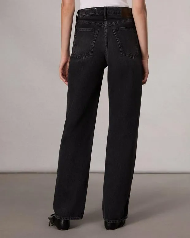 Women Jeans Rag and Bone Shea Relaxed Straight Jean Lightweight Rigid Denim Black Stone Women Jeans Rag and Bone Shea Relaxed Straight Jean Lightweight Rigid Denim Black Stone
