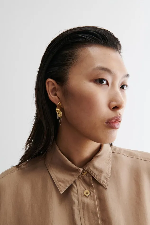 Women Jewelry Rachel Comey Quarry Elbe Loop Earring Pair Brass Women Jewelry Rachel Comey Quarry Elbe Loop Earring Pair Brass