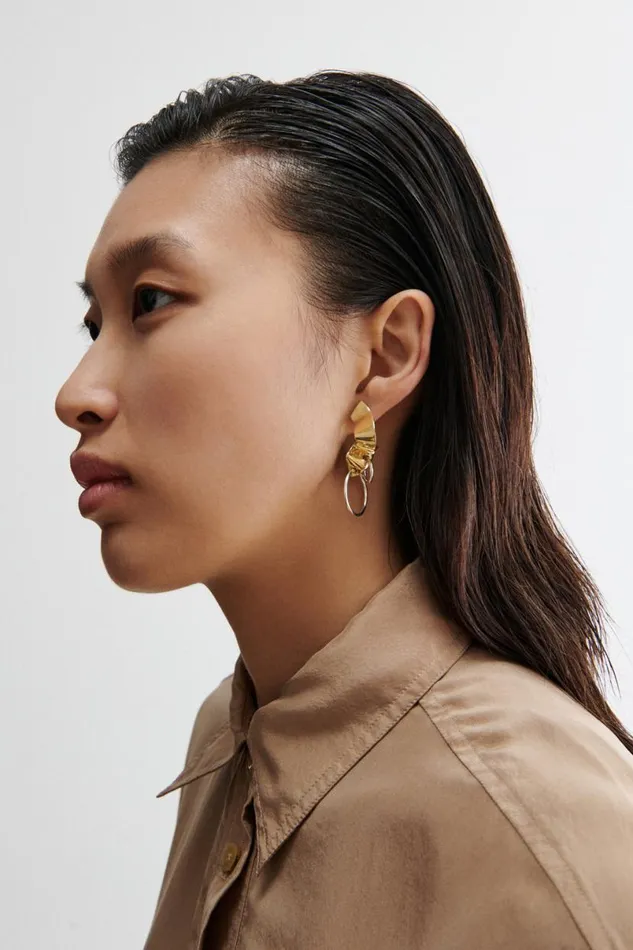 Women Jewelry Rachel Comey Quarry Elbe Loop Earring Pair Brass Women Jewelry Rachel Comey Quarry Elbe Loop Earring Pair Brass