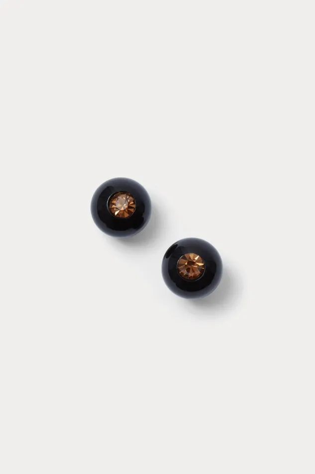 Women Jewelry Rachel Comey Studded Goble Earring Black Women Jewelry Rachel Comey Studded Goble Earring Black