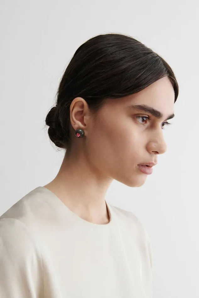 Women Jewelry Rachel Comey Studded Goble Earring Black Women Jewelry Rachel Comey Studded Goble Earring Black