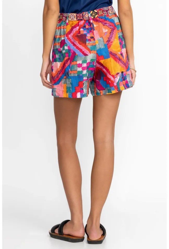 Women Johnny Was Bottoms Summer Daydream Linen Short Summer Daydream