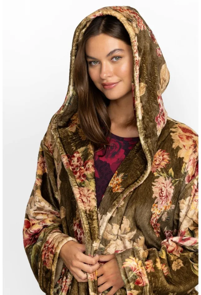 Women Johnny Was Sleepwear Cozy Robe Vintage Rose