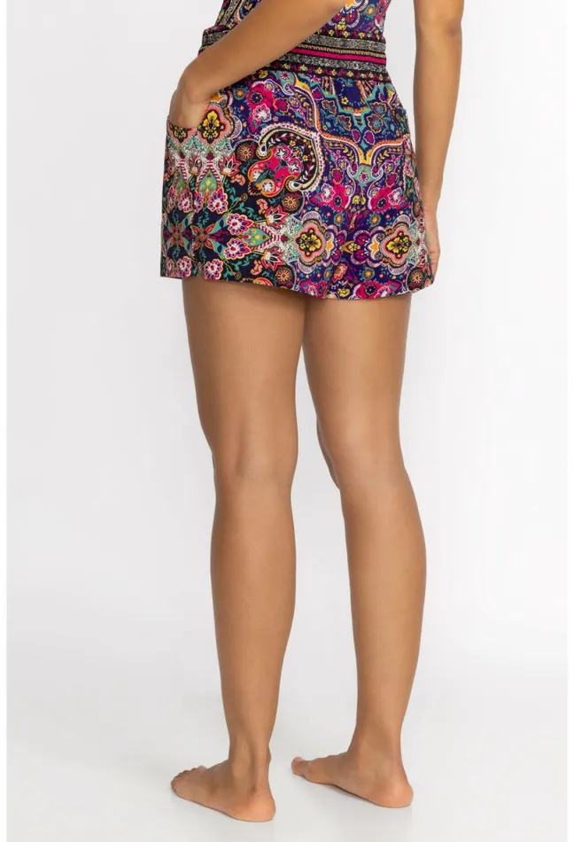 Women Johnny Was Swim and Resort Hannah High Waist Board Shorts Hannah