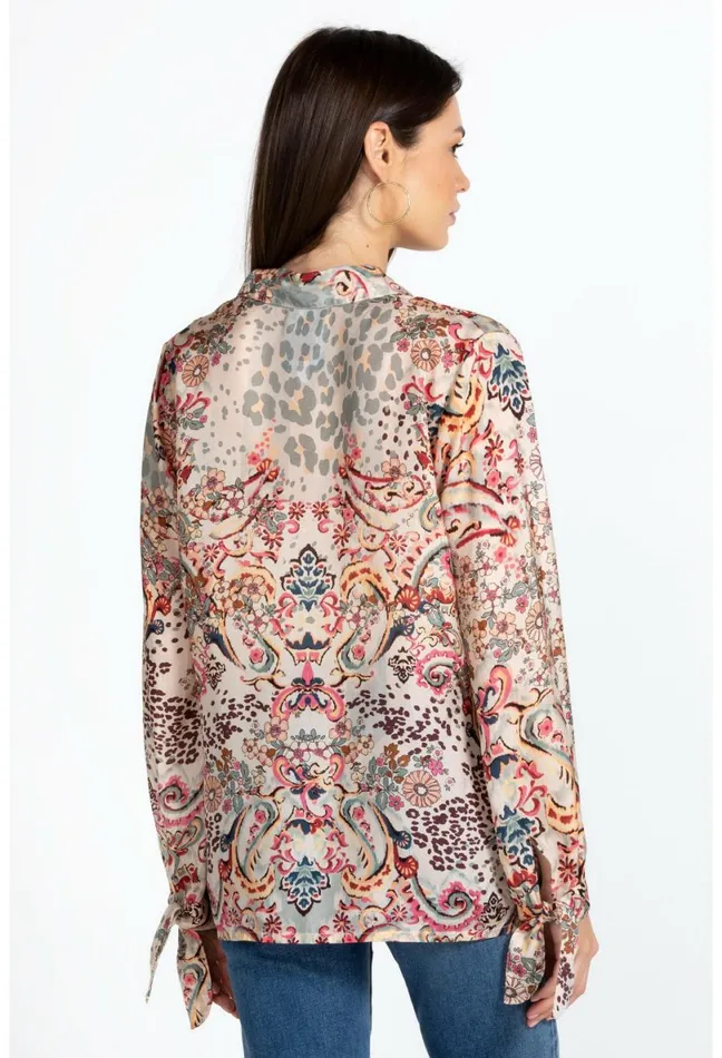 Women Johnny Was Tops Jungle Paisley Rasvana Blouse Jungle Paisley