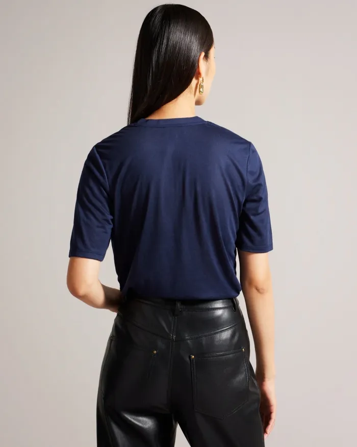 Women KERIKA 8211 Easy Fit VNeck TShirt Navy Ted Baker Tops and Blouses Women KERIKA 8211 Easy Fit VNeck TShirt Navy Ted Baker Tops and Blouses