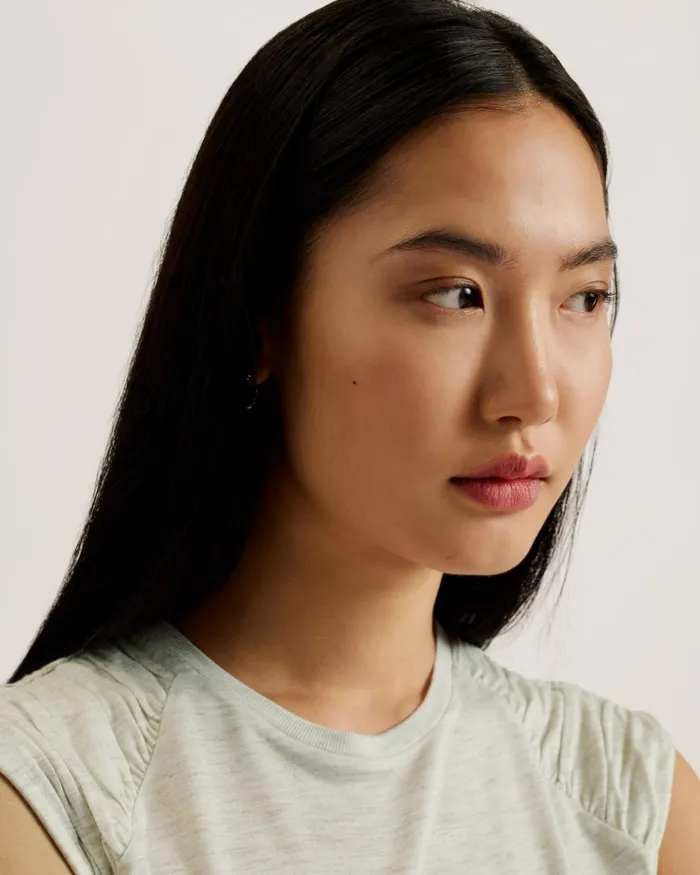 Women KERINHA 8211 Shoulder Gather Detail Vest Top Greymarl Ted Baker Tops and Blouses Women KERINHA 8211 Shoulder Gather Detail Vest Top Greymarl Ted Baker Tops and Blouses