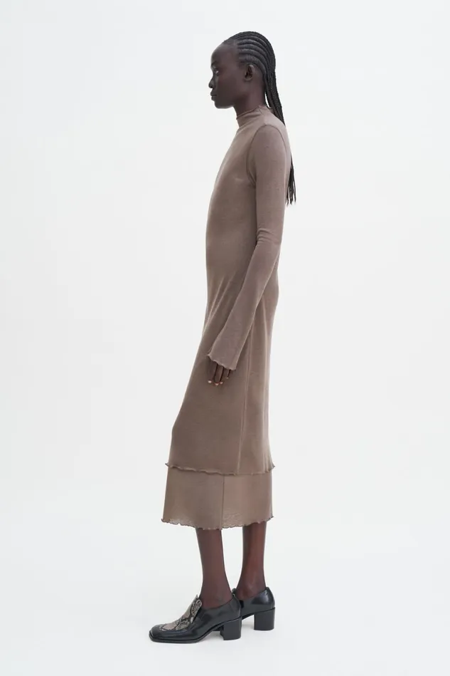 Women Layered Frill Dress Driftwood Filippa K Dresses