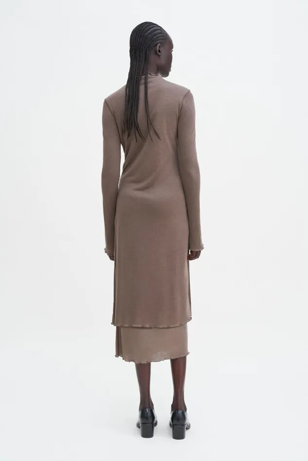 Women Layered Frill Dress Driftwood Filippa K Dresses