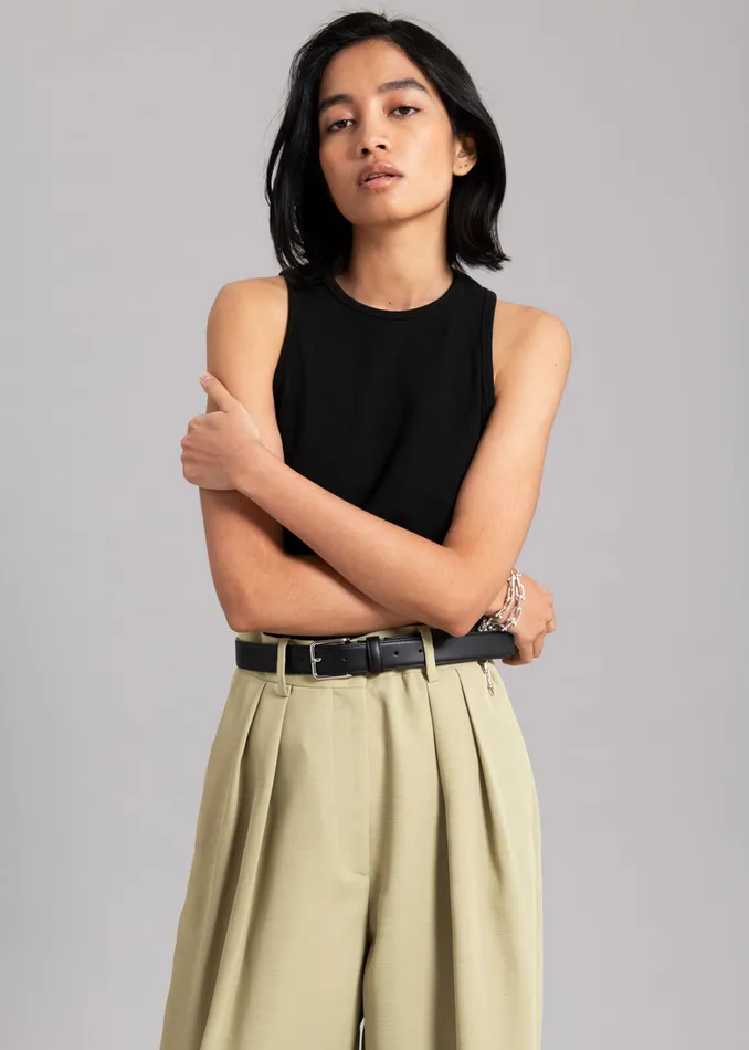 Women Liko Tank 8211 Black The Frankie Shop Loungewear