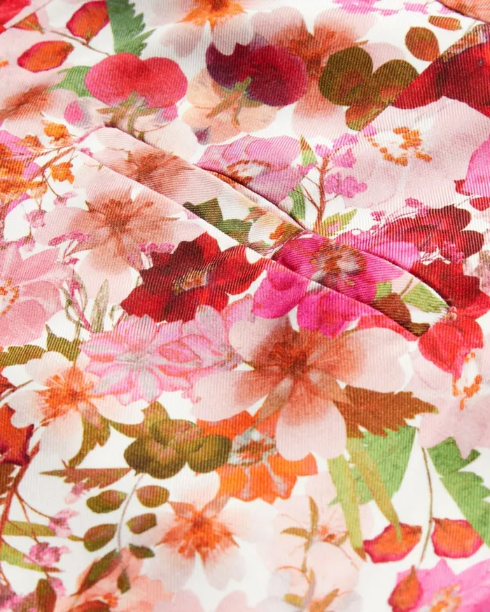 Women LIVENZA 8211 Floral Print High Waisted Shorts Pink Ted Baker Trousers and Shorts Women LIVENZA 8211 Floral Print High Waisted Shorts Pink Ted Baker Trousers and Shorts