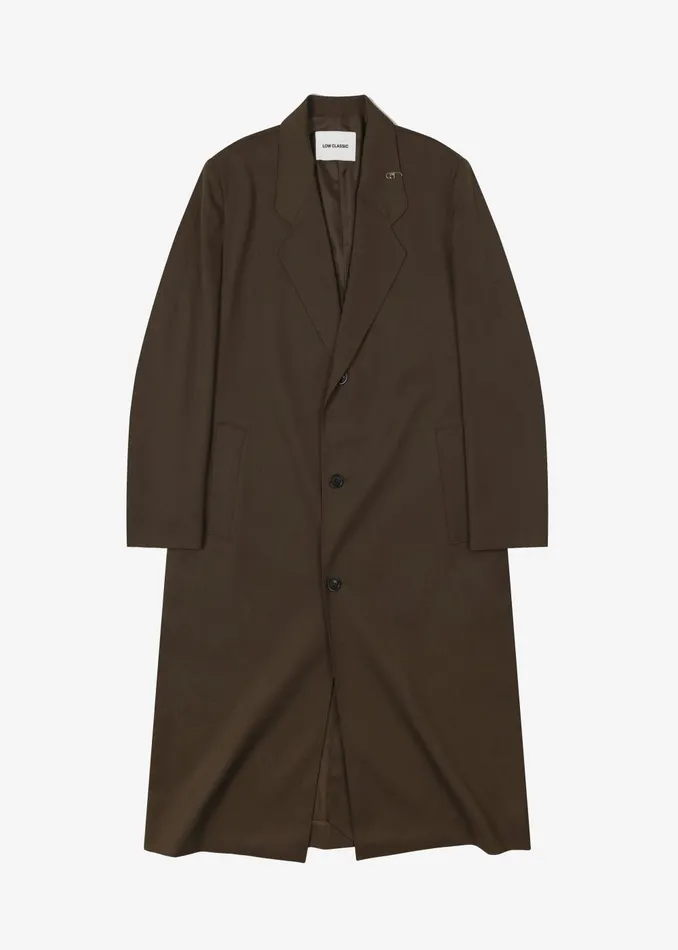 Women Low Classic Classic Long Coat 8211 Khaki The Frankie Shop Outerwear