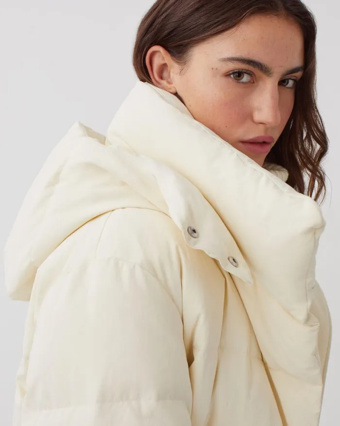 Women Margotte 8211 MidLength Down Jacket Glass Green Beige Comptoir Des Cotonniers Coats and Jackets Women Margotte 8211 MidLength Down Jacket Glass Green Beige Comptoir Des Cotonniers Coats and Jackets