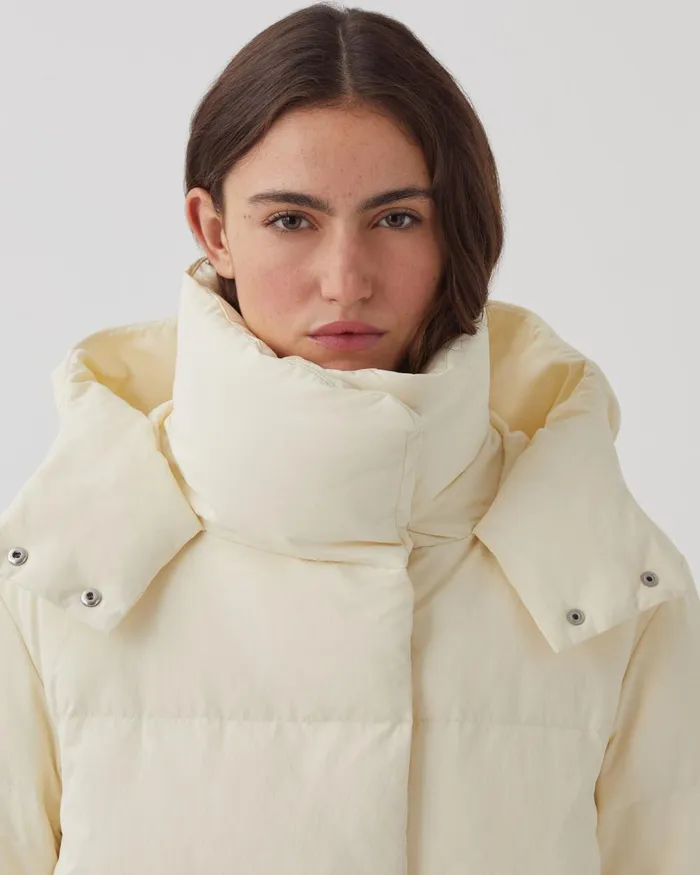 Women Margotte 8211 MidLength Down Jacket Glass Green Beige Comptoir Des Cotonniers Coats and Jackets Women Margotte 8211 MidLength Down Jacket Glass Green Beige Comptoir Des Cotonniers Coats and Jackets