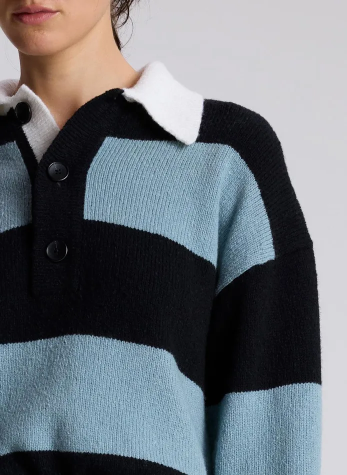 Women Mason Wool Cashmere Sweater Zenith Blueblack ALC Sweaters