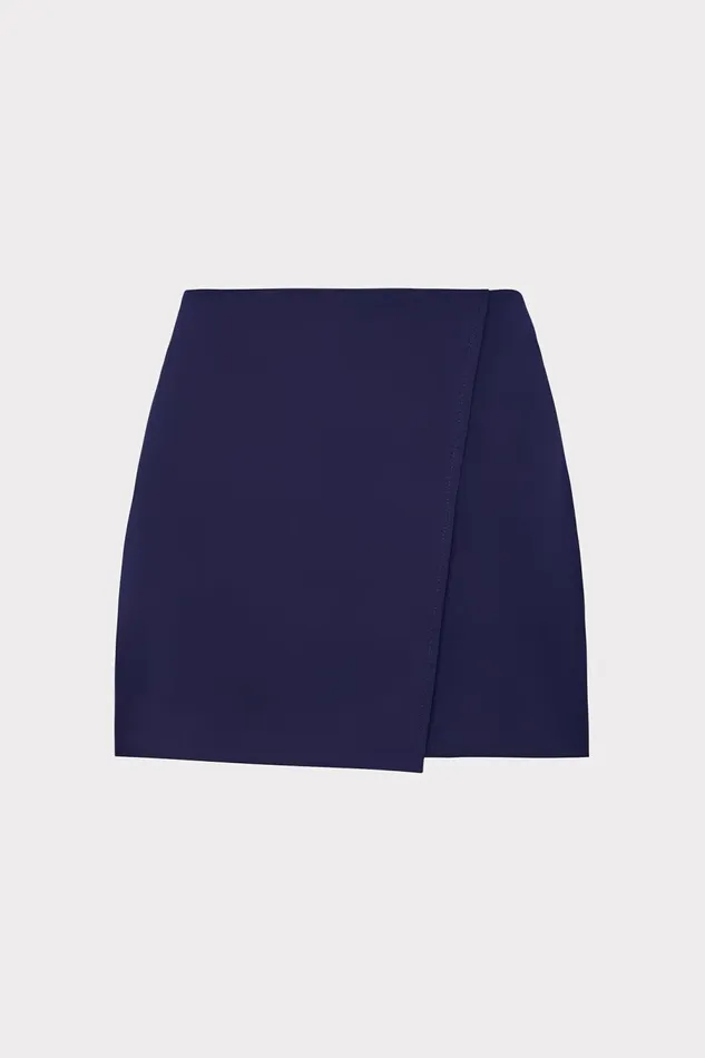 Women Matching Sets Milly Evalyn Crepe Skort Navy
