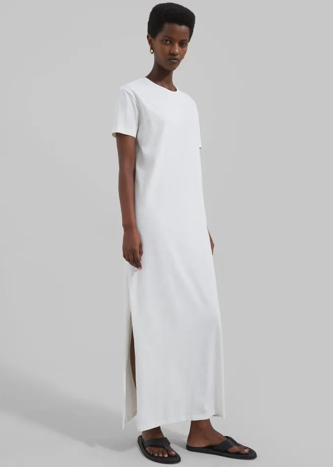 Women Maya TShirt Dress 8211 White The Frankie Shop Dresses
