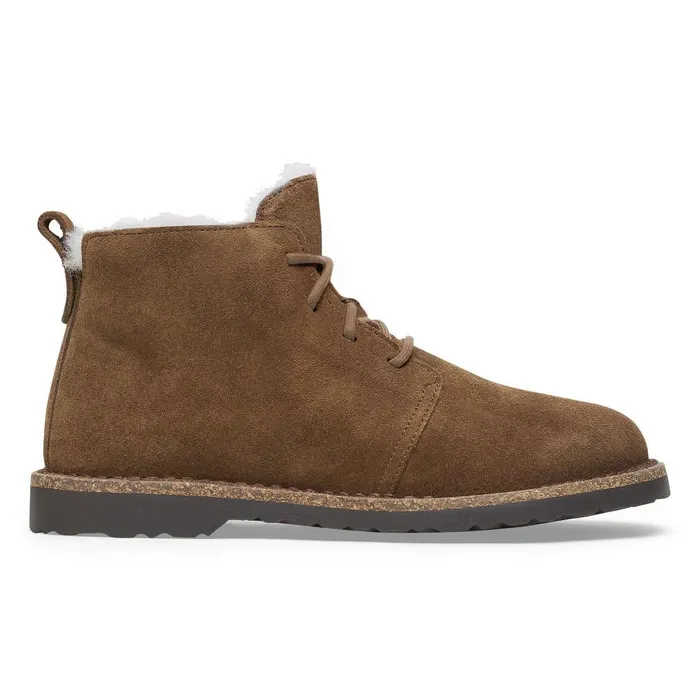 WomenMen Birkenstock Boots Uppsala Mid Shearling Dark Tea
