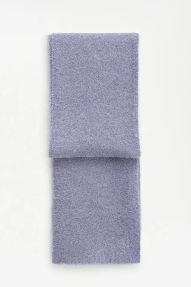 WomenMen Fluffy Scarf Thunderstorm Filippa K Hats and Scarves